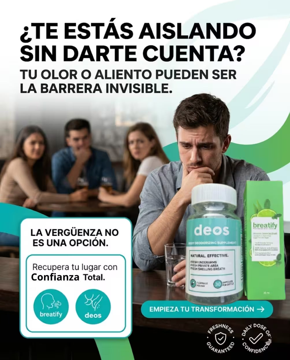 Deos Desodorante Interno + Breatify